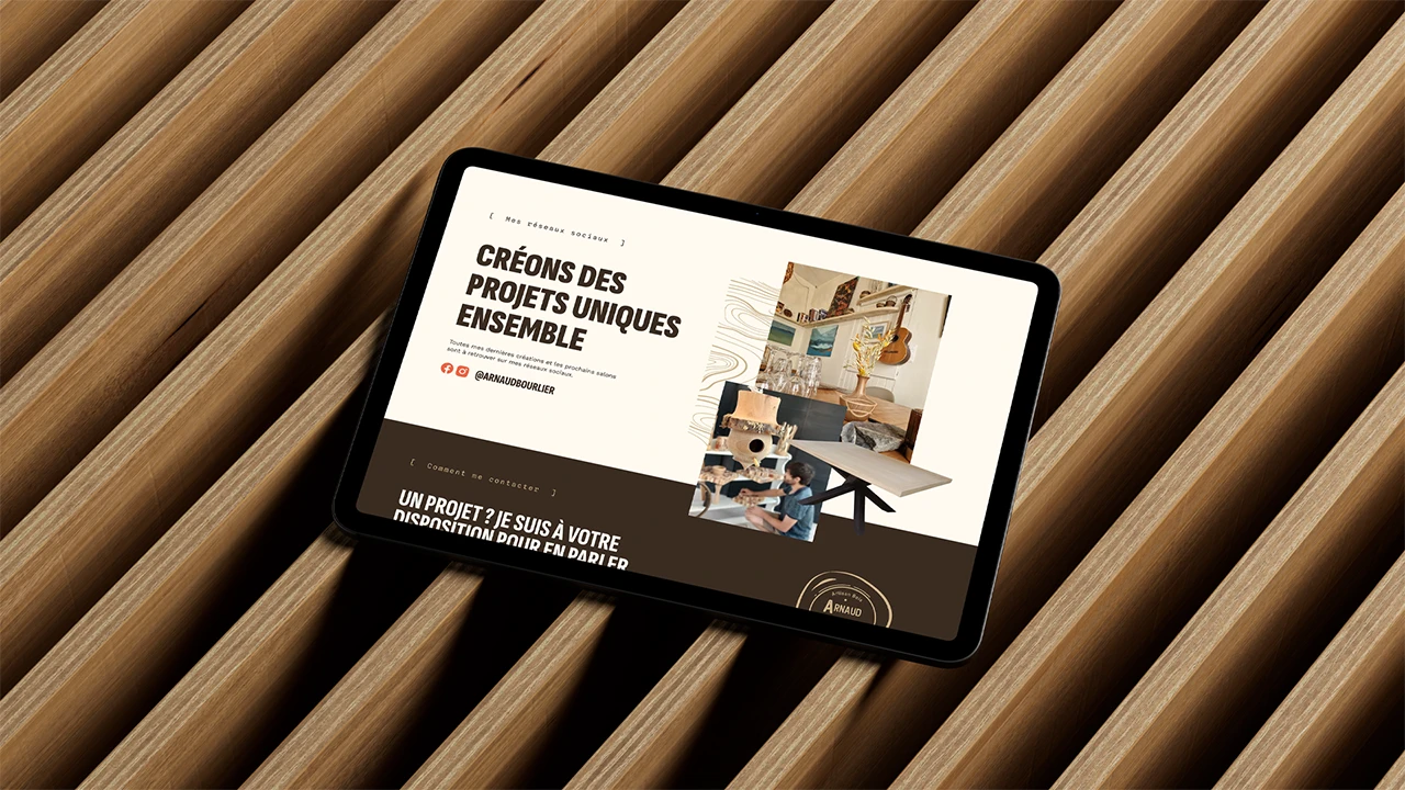 arnaud bourlier site internet carousel